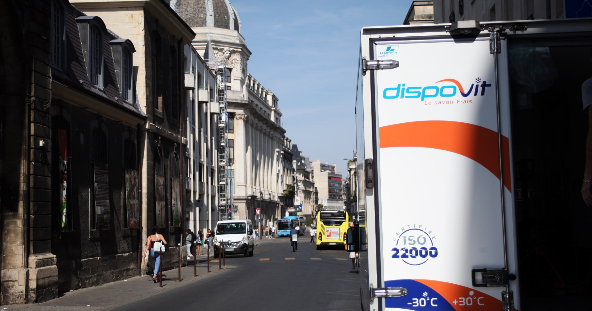 Camion de livraison frigorifique et taxi colis frigorifique