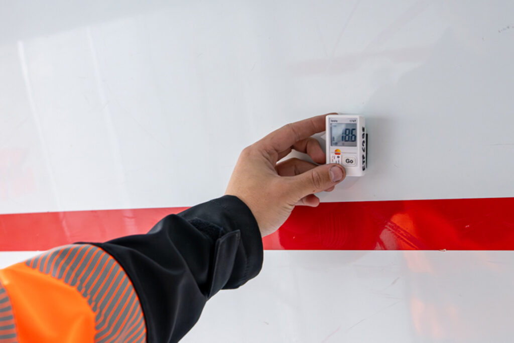 Contrôle des températures et traçabilité des transports